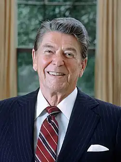 President Ronald Reagan uit Californië Republikeinse Partij