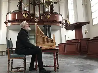 Ronald de Jong in de Oude Kerk in Zoetermeer (2019)