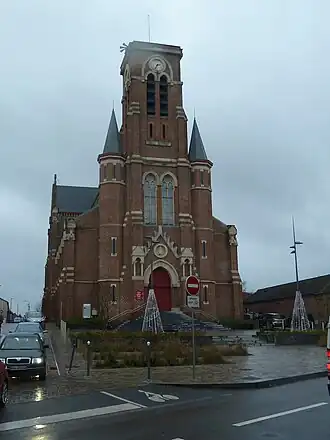 De Sint-Rochuskerk in Roncq