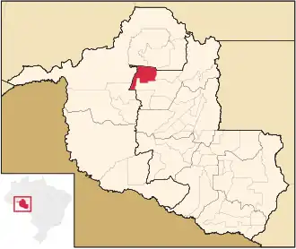 Kaart van Alto Paraíso