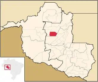 Kaart van Cacaulândia