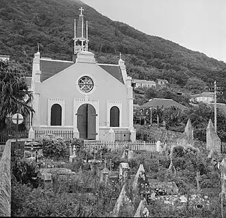 De Sint-Paulus-Bekeringkerk in 1966.