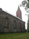 De kerk, zijaanzicht