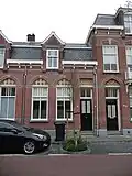 Woningen met Jugendstil elementen gebouwd in opdracht van de verzekeringsmaatschappij "Antverpia"s