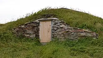 Typische aardekelder in Elliston