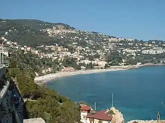 Gezicht op Roquebrune-Cap-Martin