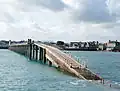 Brug naar veer naar Île de Batz