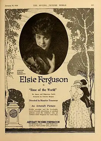 Advertentie voor Rose of the World