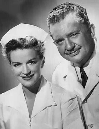 Hersholt (rechts) als Doctor Christian (1953)
