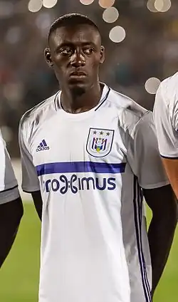Appiah in 2016 als speler van Anderlecht