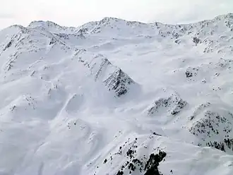 De Rote Kogel vanuit het noordoosten