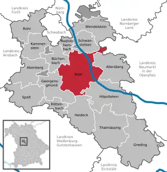 Kaart van Roth