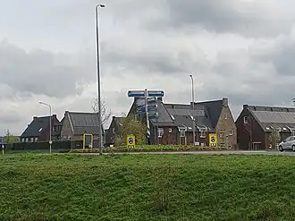 Ingang Watergoor, Rotonde tussen Watergoor en Doornsteeg (foto uit 2024).