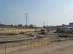 Aanleg rotonde op de Kerkraderweg