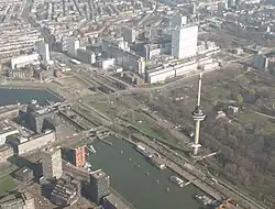 Euromast vanuit de lucht 2014