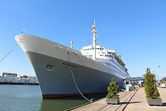 Het schip in 'K3 Love Cruise' SS Rotterdam