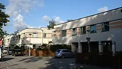 J.M. van Hardeveld en J.&nbsp;Pauw. Betonwoningen, Dubbelstraat, Rotterdam. 1921.