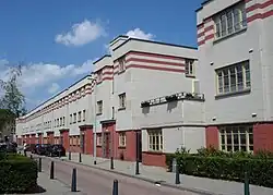 J.M. van Hardeveld. Woningen, Hendrick Croesinckstraat, Rotterdam. 1923.