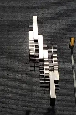 Kunstwerk zonder titel van André Volten aan de Baan[3]