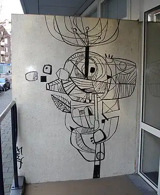 Werk aan de Bredestraat in Rotterdam