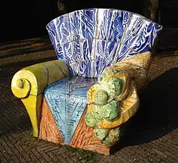 Fauteuil, Hildegardisstraat, Rotterdam