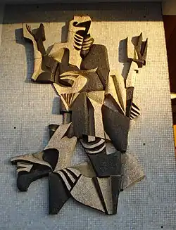 reliëf Maastorenflat