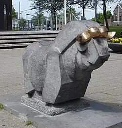 Muskusos, Mijnsherenlaan in Rotterdam