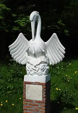 Pelikaan in Kralingse Bos