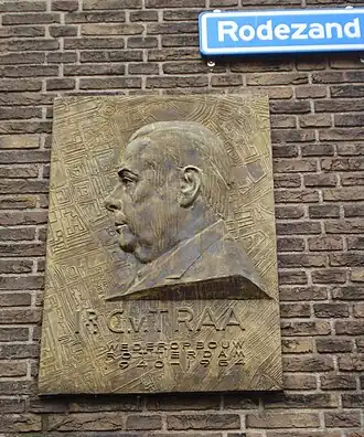 Plaquette Ir. van Traa