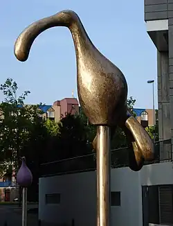 Kunstwerk "Vogels" van Jeanette Ephraïm aan het Pompenburg