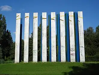 Kunstwerk Scheidende Wegen