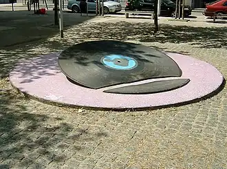 Monument Louis Davids in 2005.