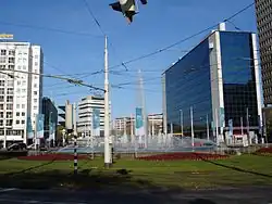 Hofplein met fontein