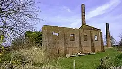 Restanten van de fabriek