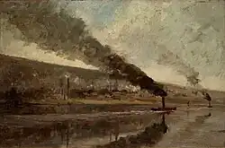 De Seine in de buurt van Rouen