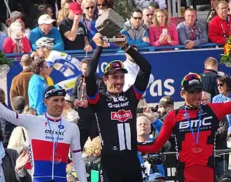 Winnaar John Degenkolb (midden)