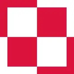 Het kenmerk van de Poolse luchtmacht.