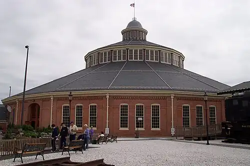 Roundhouse, onderdeel van het B&O Railroad Museum