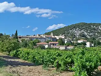 Gezicht op Rousset-les-Vignes