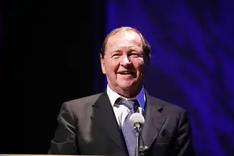 Roy Andersson bij de uitreiking van de Nordiska rådets filmpris, Helsinki, 2008