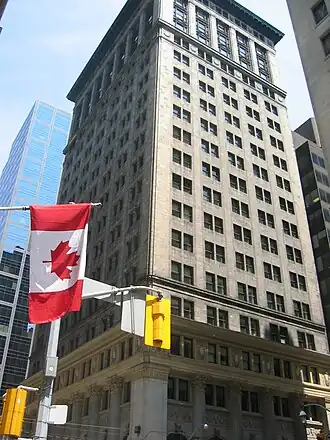 het Royal Bank of Canada gebouw uit 1915 in Toronto