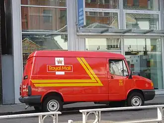 Royal Mail-bestelbusje