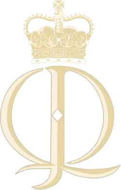 Monogram van het diamanten regeringsjubileum van koningin Elizabeth II