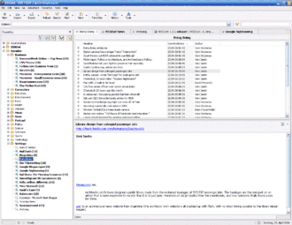 Screenshot van RSSOwl