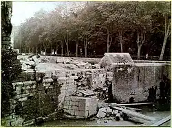 Sloop waterpoort bij Jekertoren, 1906