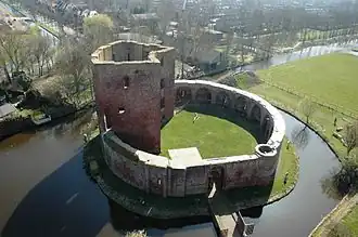 De ruïne van slot Teylingen