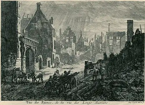 Zicht op de Lange Wagenstraat in de Putterijwijk.