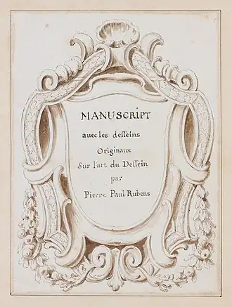 Voorpagina van het Ganay manuscript