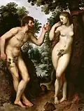 "Adam en Eva", door Peter Paul Rubens