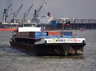 De RUBICON, door de werf gebouwd